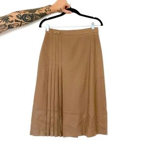 vintage 1960s italian wool midi skirt